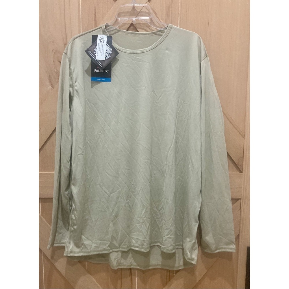 ECWCS Generation III Level 1 Undershirt XL Regular Desert Sand Polartec Base NEW